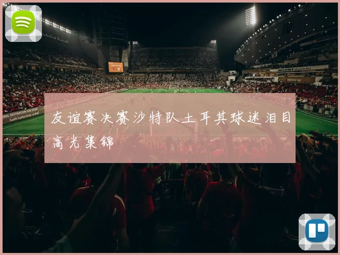 友谊赛决赛沙特队土耳其球迷泪目高光集锦